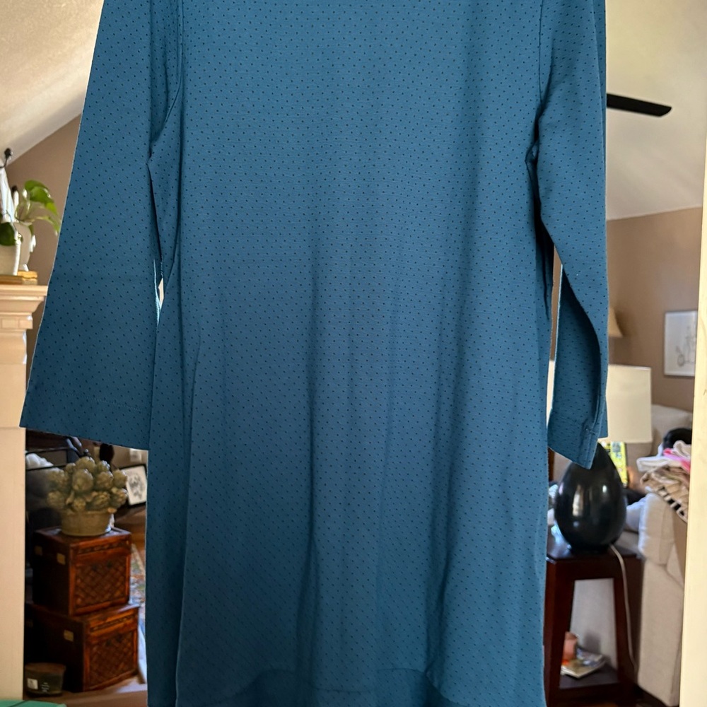 J. Jill Midnight Blue Long Sleeve Dress - Picture 2 of 3